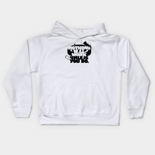 Nothing Will Work Unless You Do (black version) Kids Hoodie